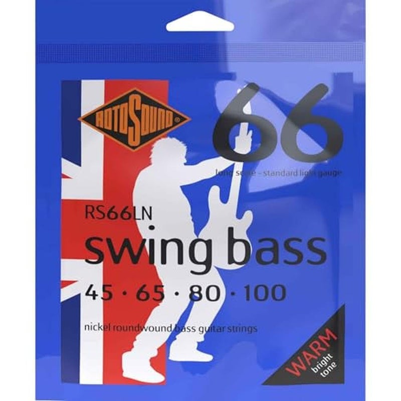 Rotosound RS66LN Nickel Bass Guitar Strings (45 65 80 100) - Image 1